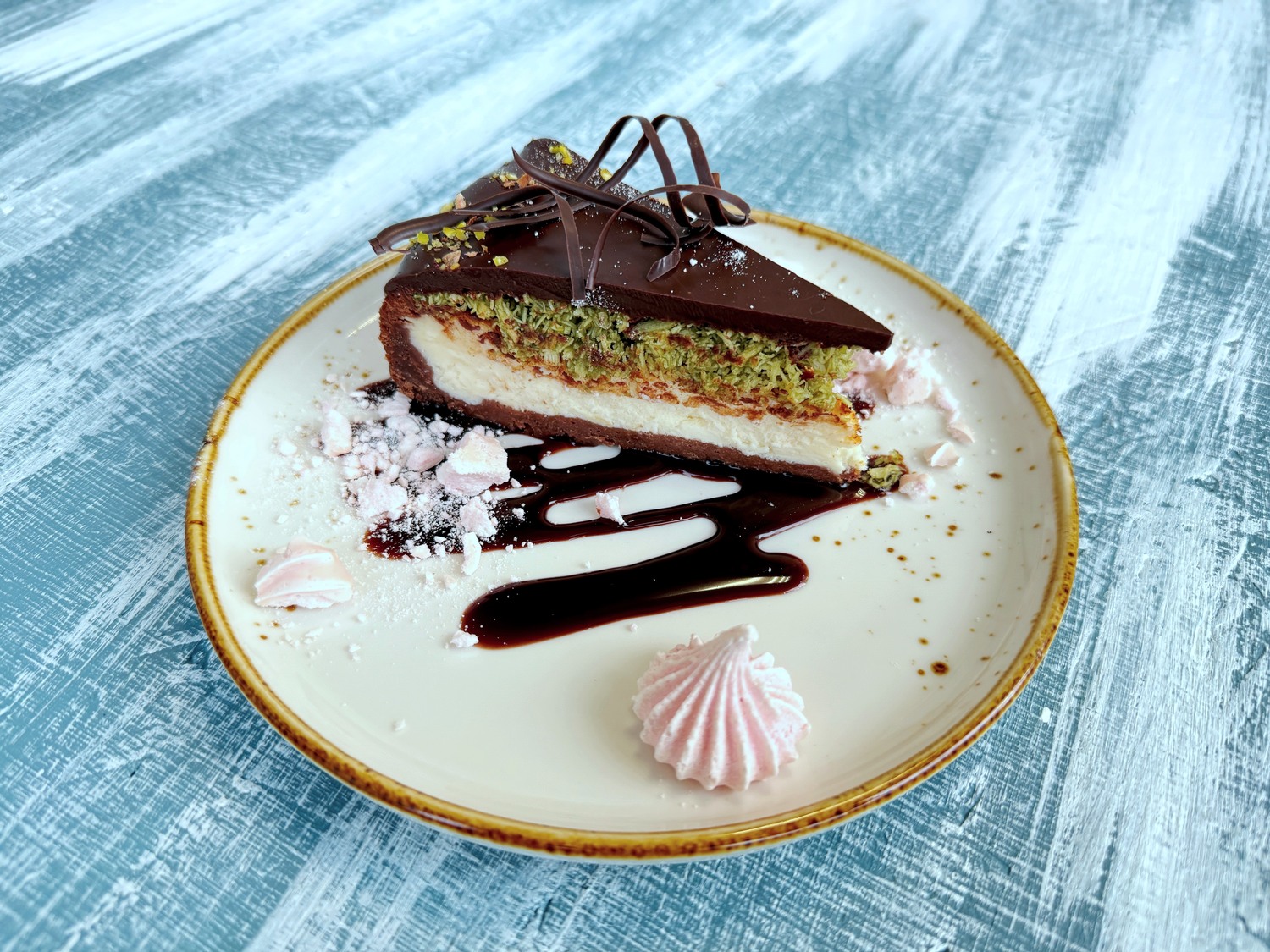 Чизкейк "Дубайский шоколад", 150 г