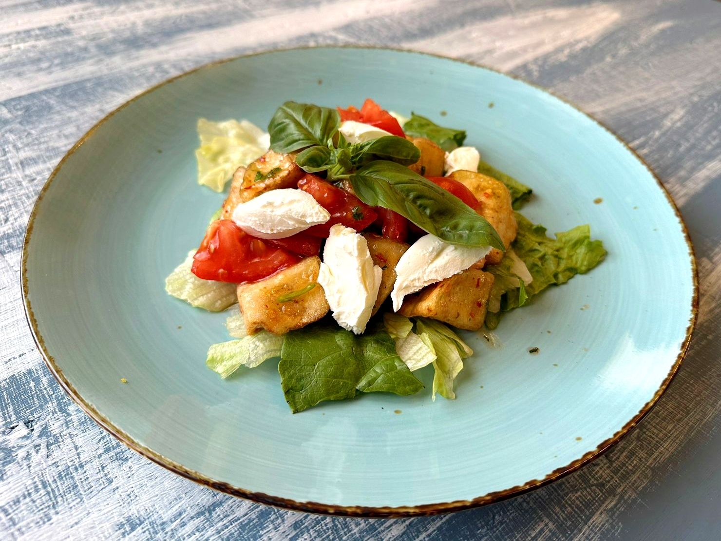 Салат с хрустящими баклажанами по-грузински, 240 г